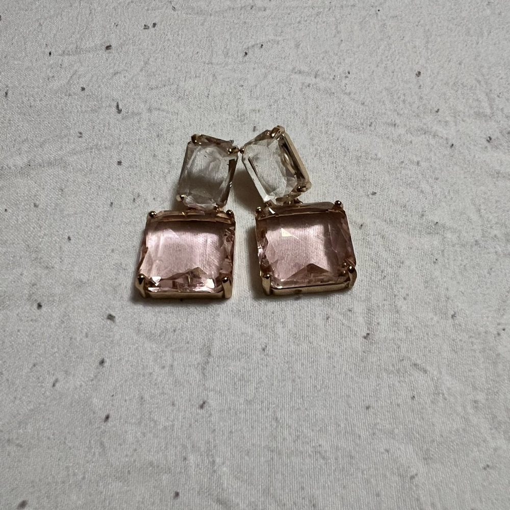 Pink earrings